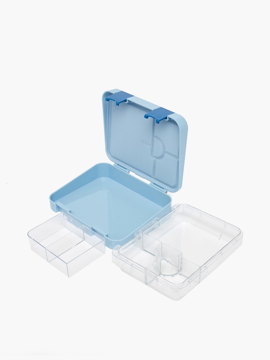 Solid Bento Lunch Box with Clip Lock Lid - 1 L