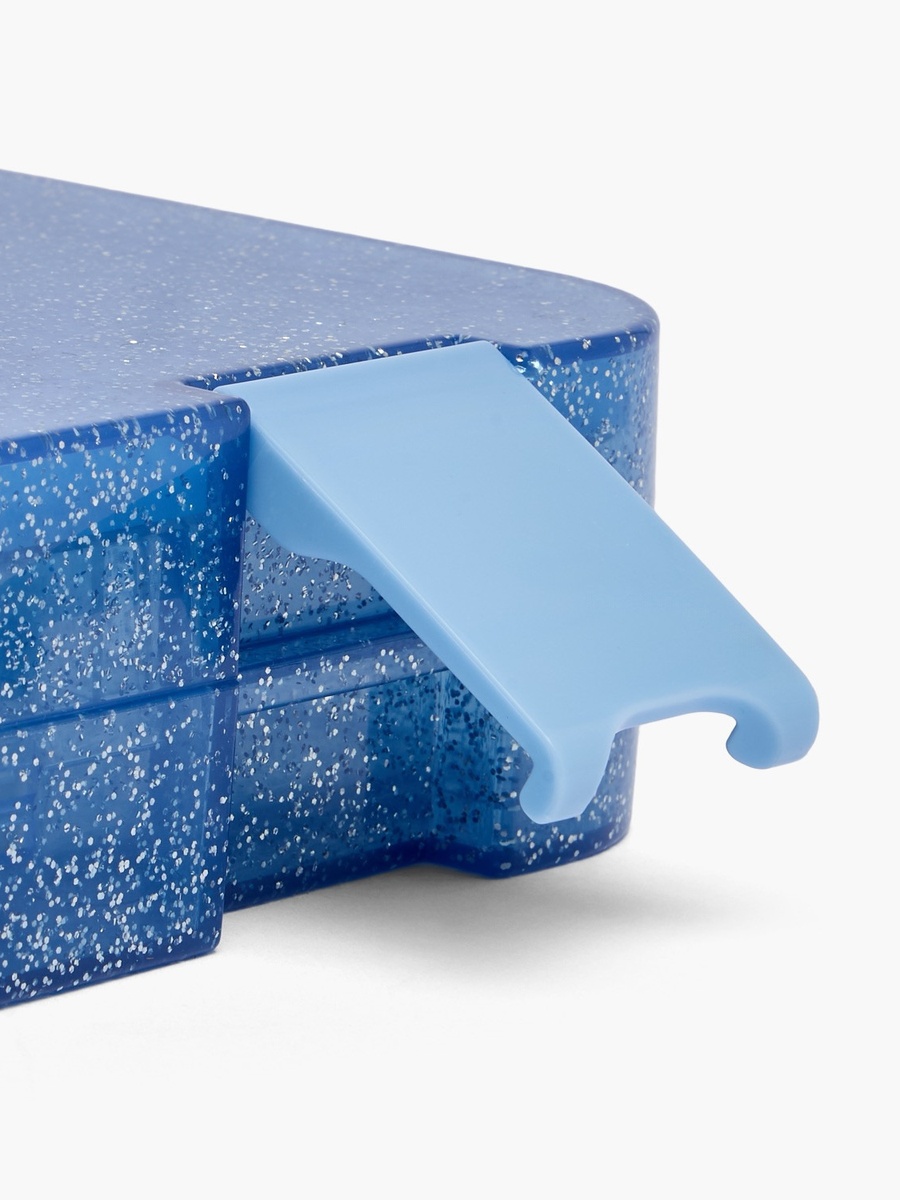 Glitter Design Lunch Box with Compartment