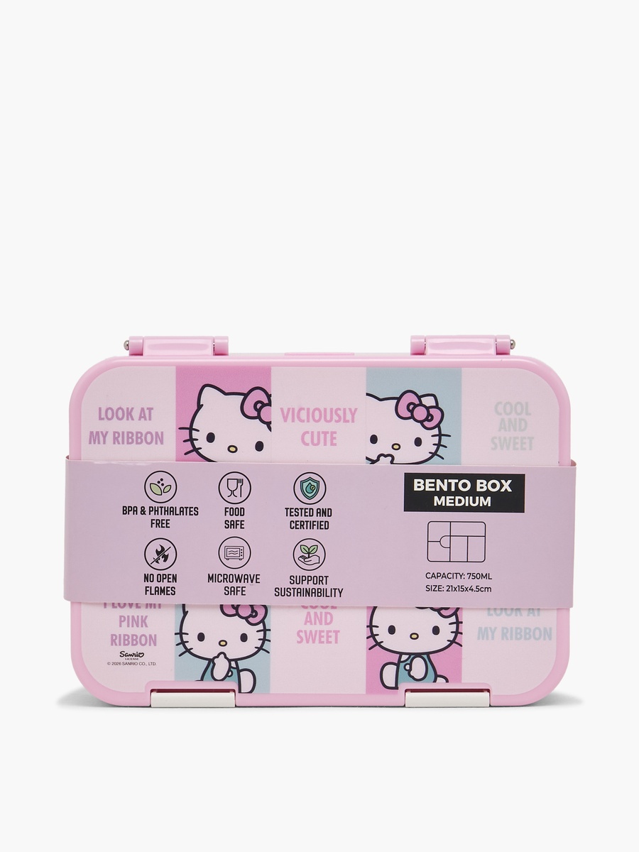 Hello Kitty Lunch Box with Clip Lock Lid