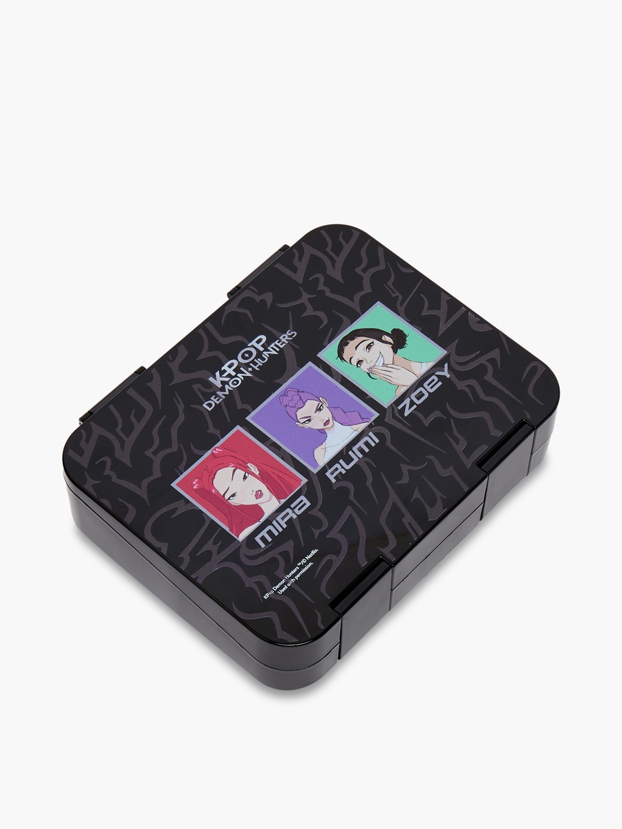 KPop Demon Hunters Print Bento Lunch Box with Clip Lock Lid - 1 L