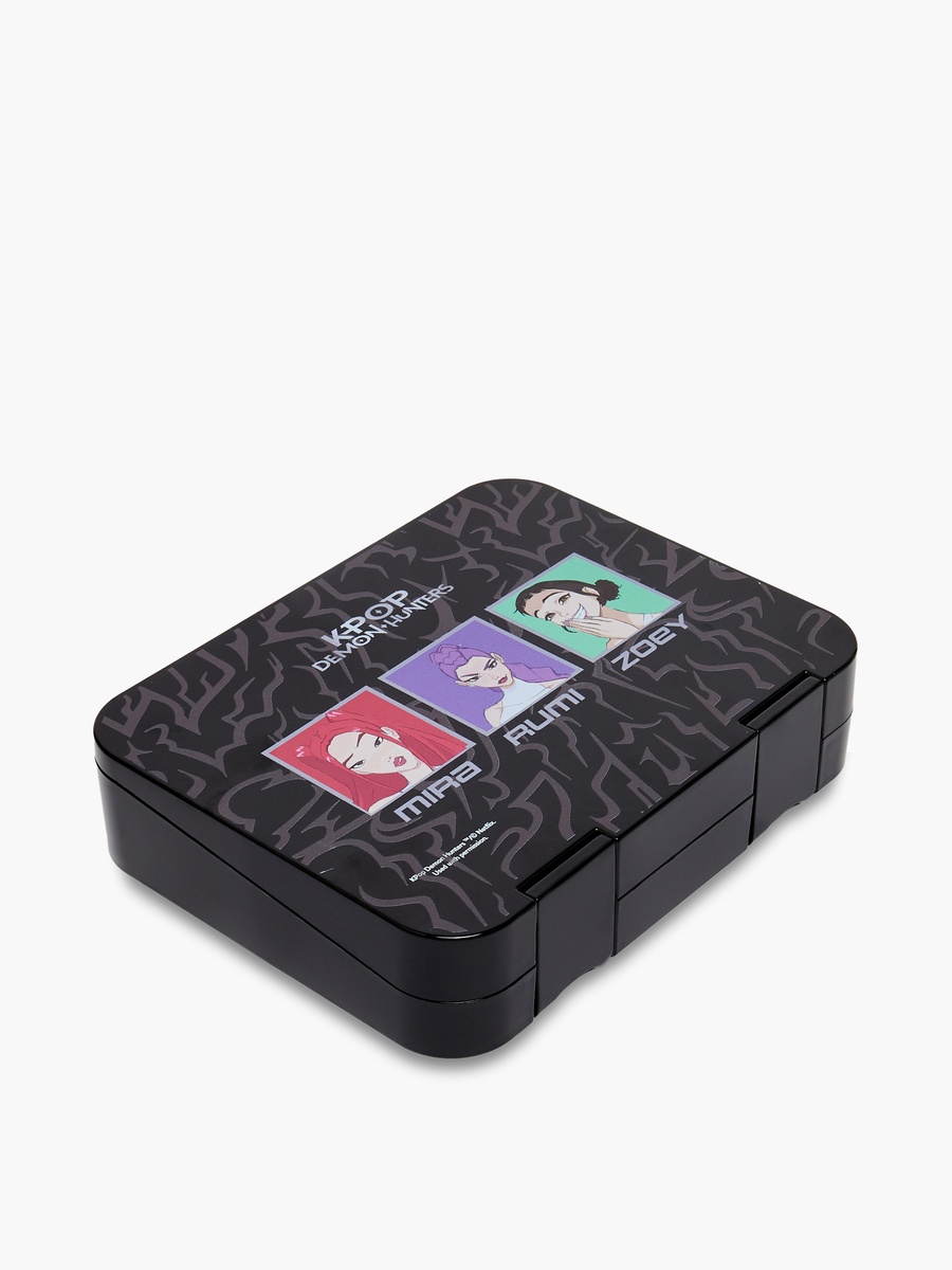 KPop Demon Hunters Print Bento Lunch Box with Clip Lock Lid - 1 L