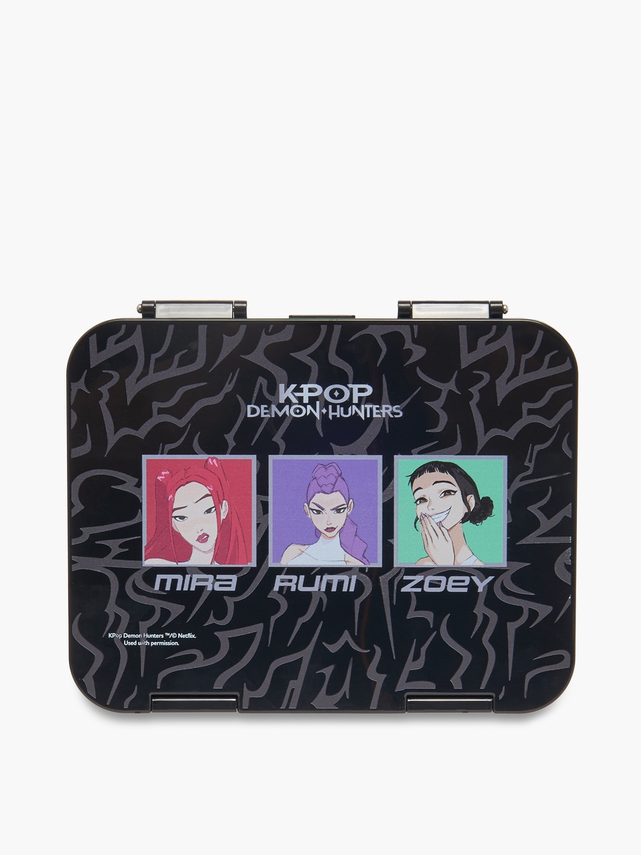 KPop Demon Hunters Print Bento Lunch Box with Clip Lock Lid - 1 L