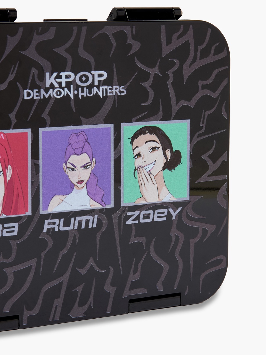KPop Demon Hunters Print Bento Lunch Box with Clip Lock Lid - 1 L