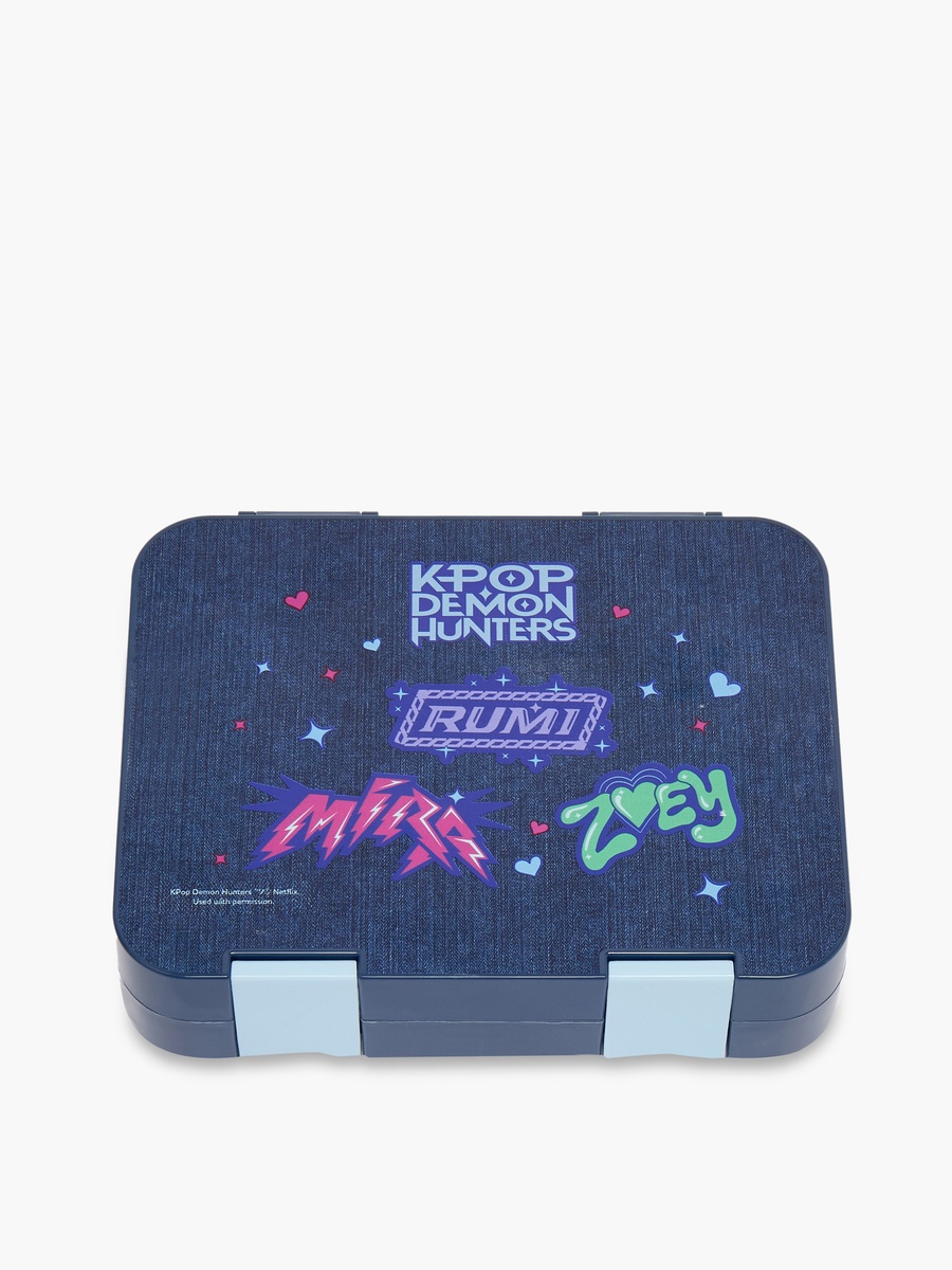 KPop Demon Hunters Print Bento Lunch Box with Clip Lock Lid - 1 L