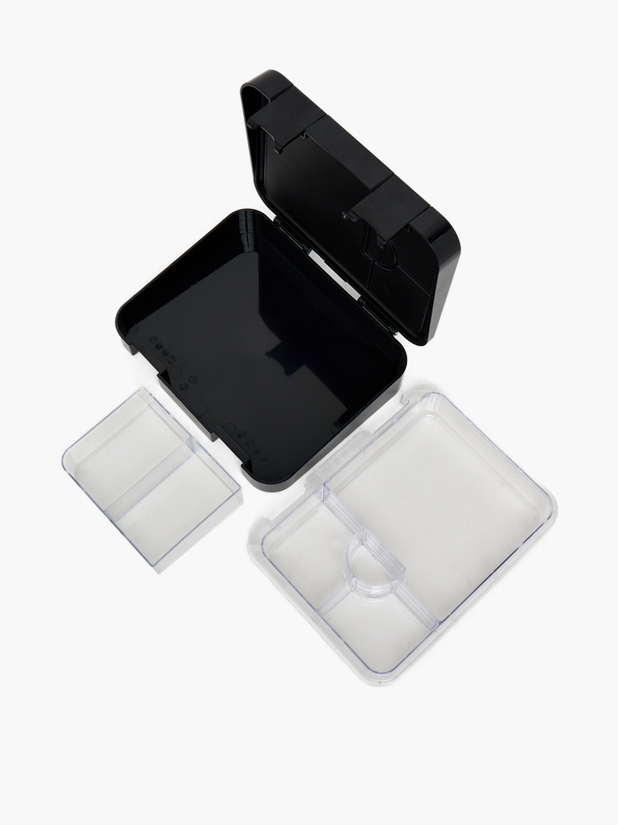 Logo Print Bento Lunch Box with Clip Lock Lid
