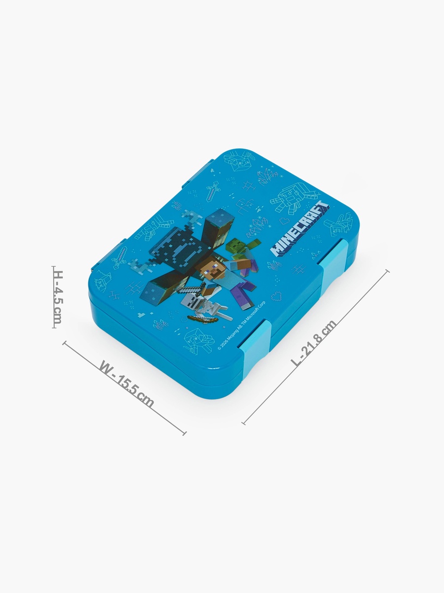 Minecraft Print Lunch Box with Clip Lock Lid