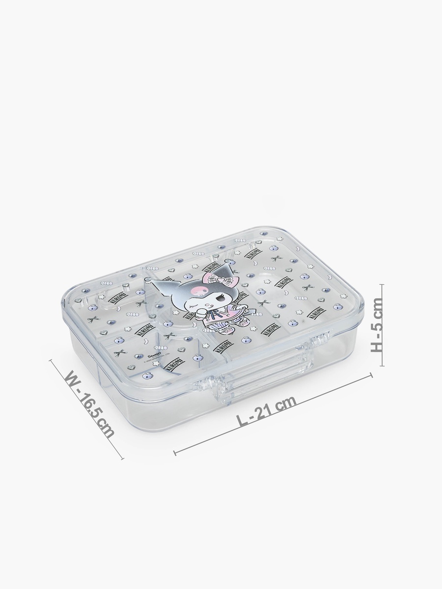 Kuromi Bento Lunch Box with Clip Lock Lid - 700 ml