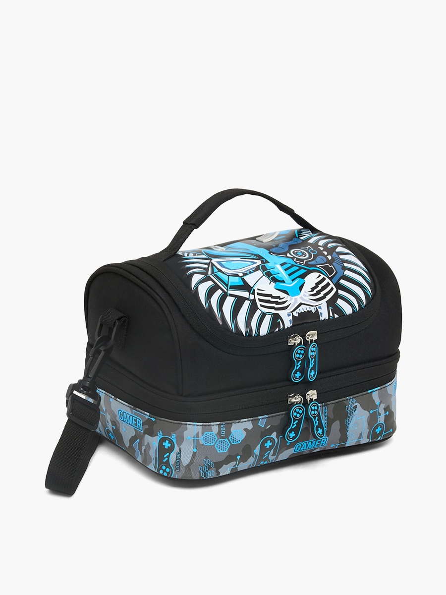 Tiger Print Lunch Bag with Thermal Insulation