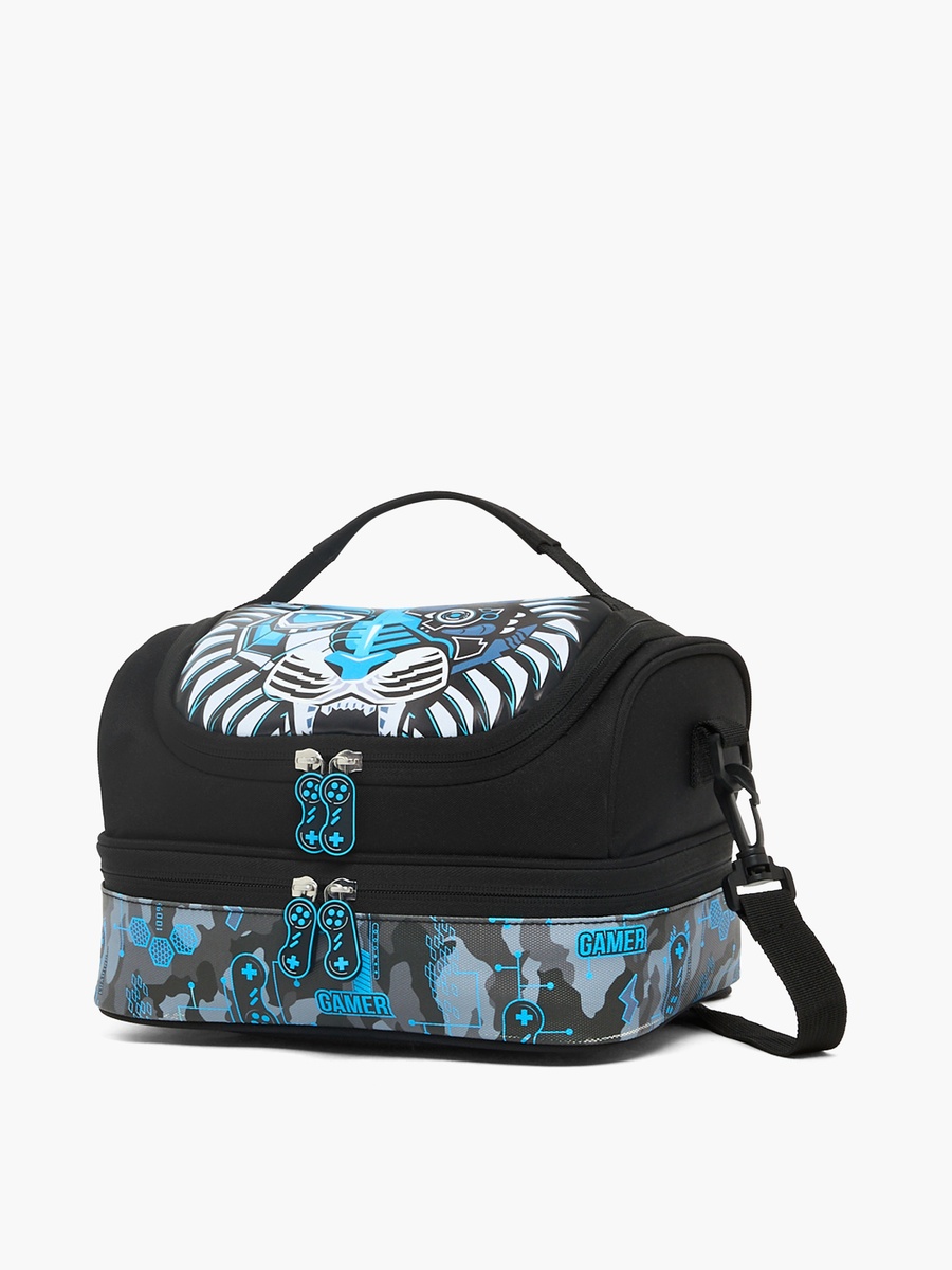 Tiger Print Lunch Bag with Thermal Insulation