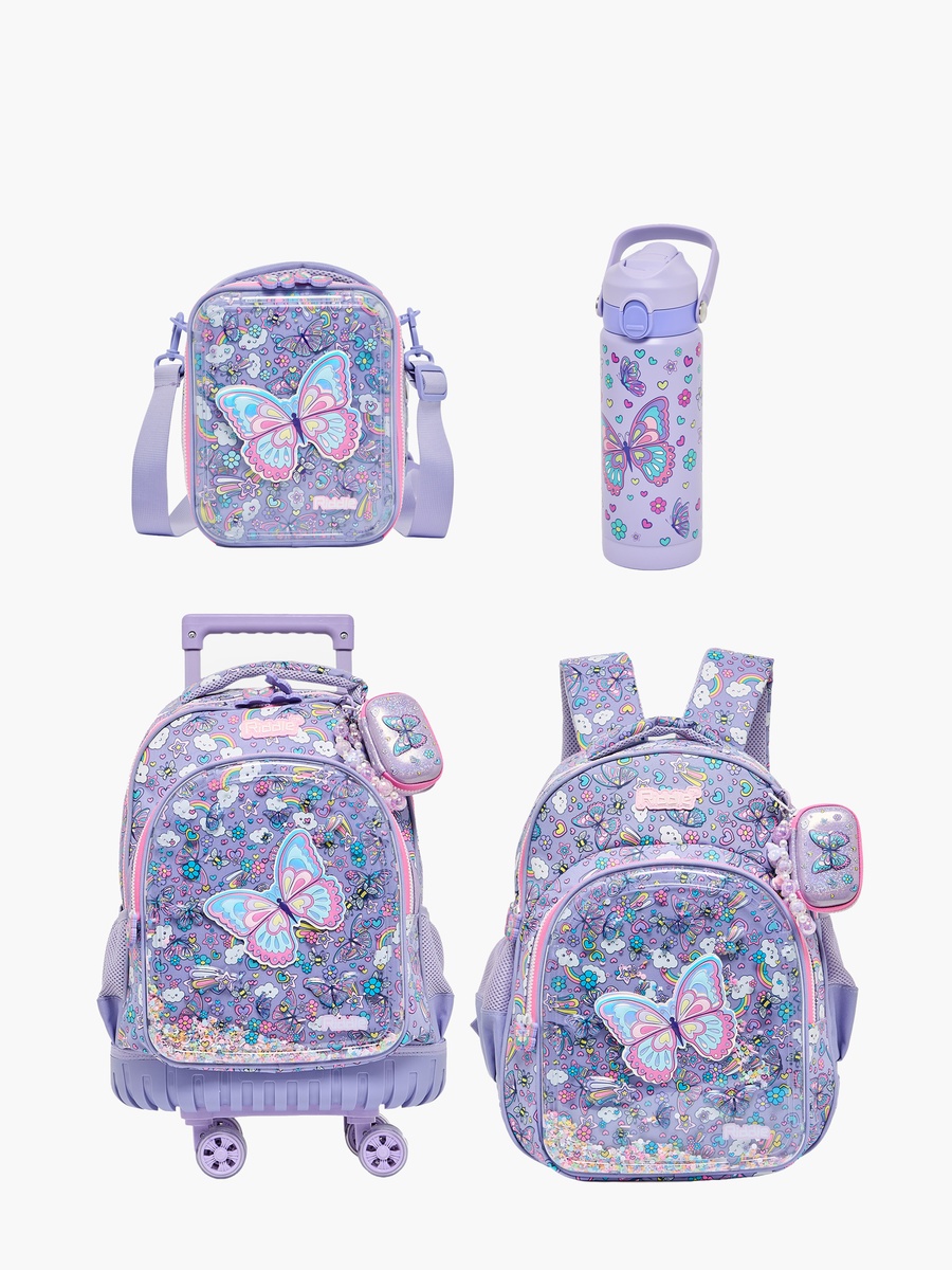 Butterfly Applique Lunch Bag with Insulation