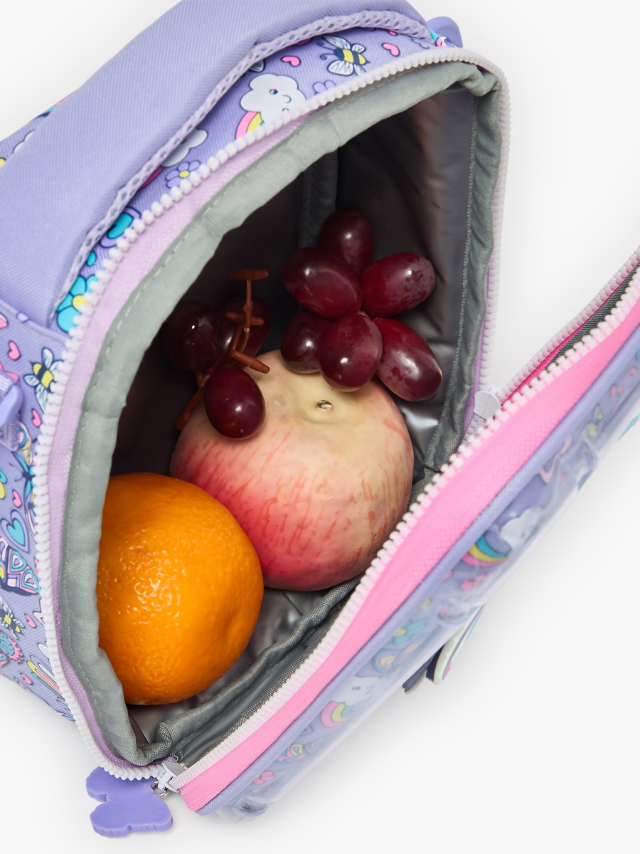 Butterfly Applique Lunch Bag with Insulation