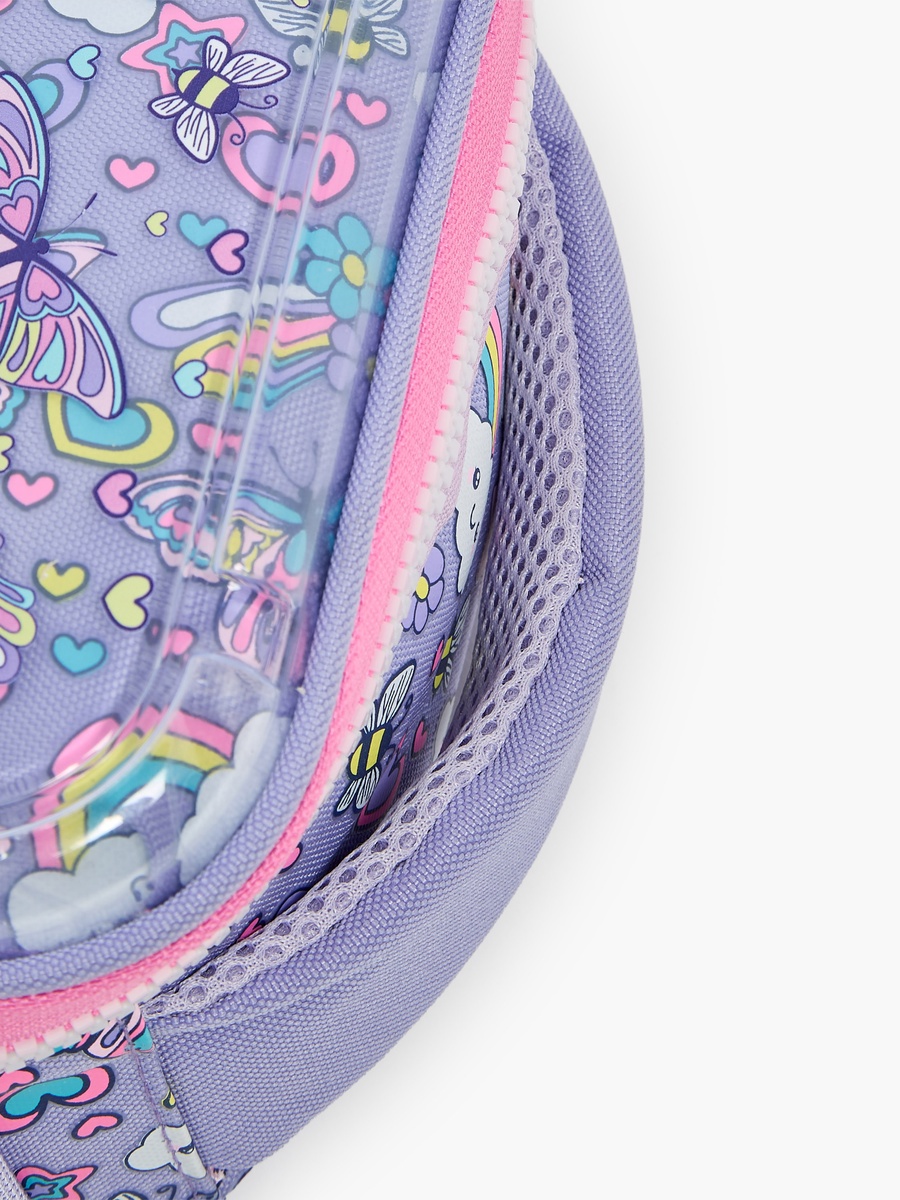 Butterfly Applique Lunch Bag with Insulation