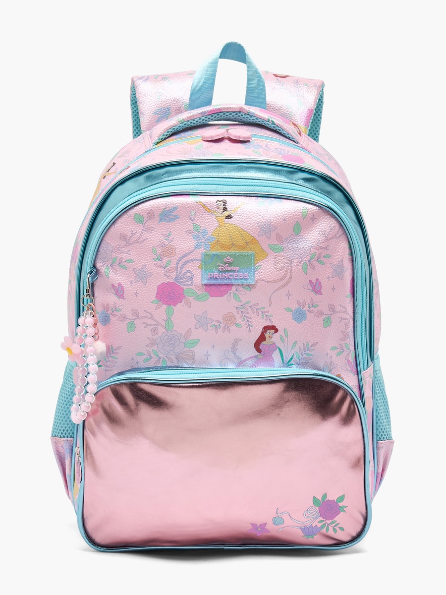 Princess Print Backpack with Laptop Compartment - 16 inches