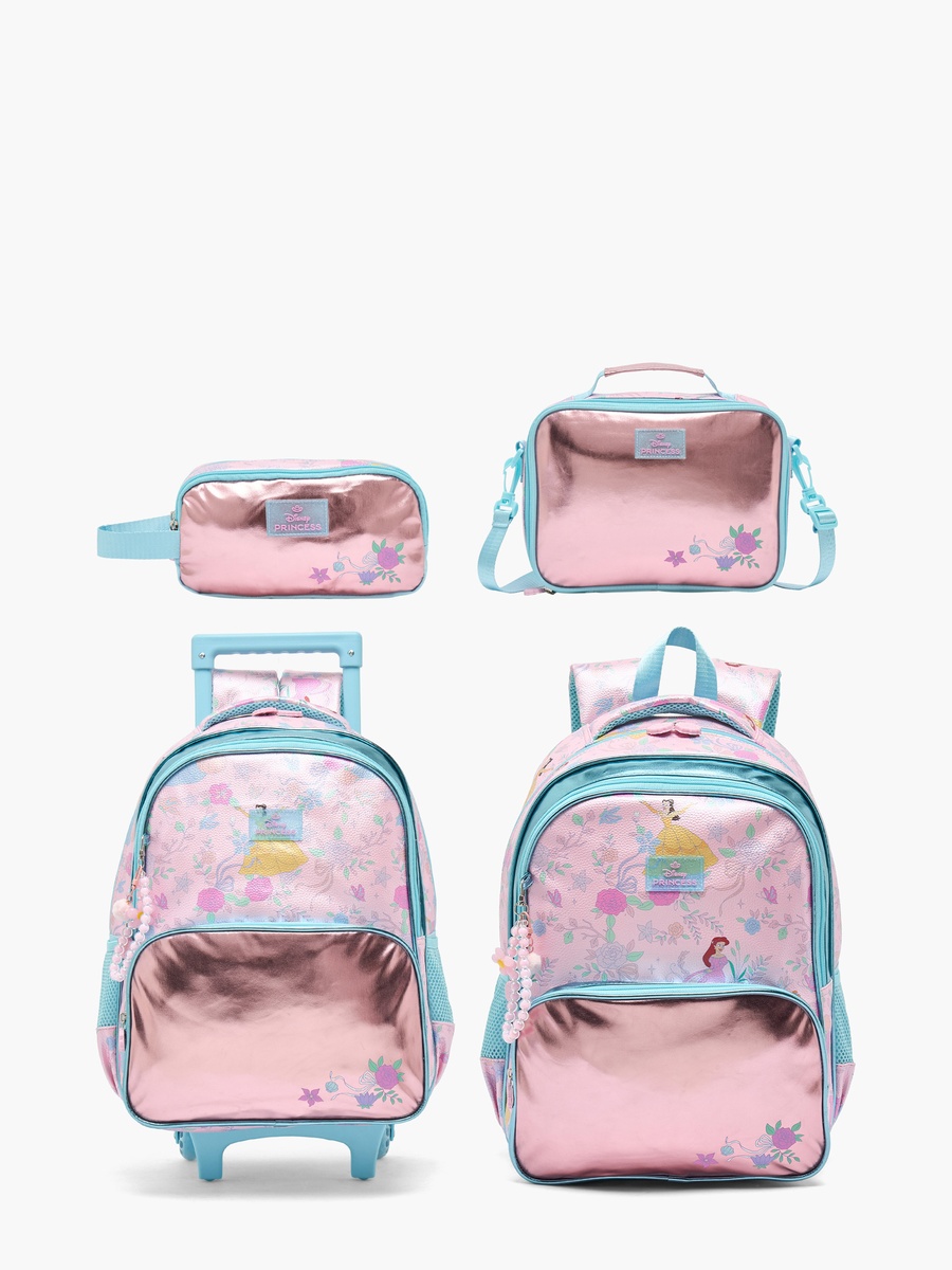 Princess Print Backpack with Laptop Compartment - 16 inches