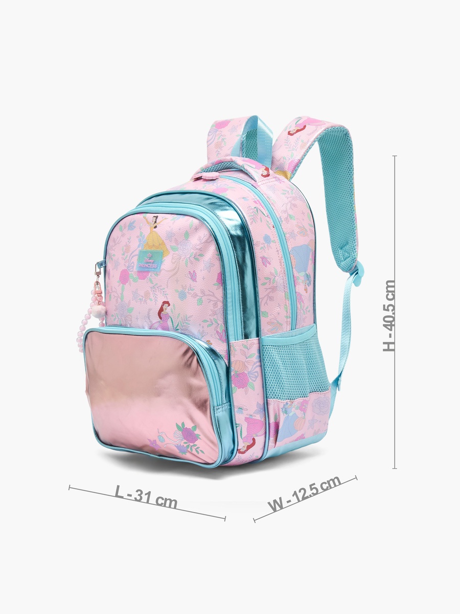 Princess Print Backpack with Laptop Compartment - 16 inches