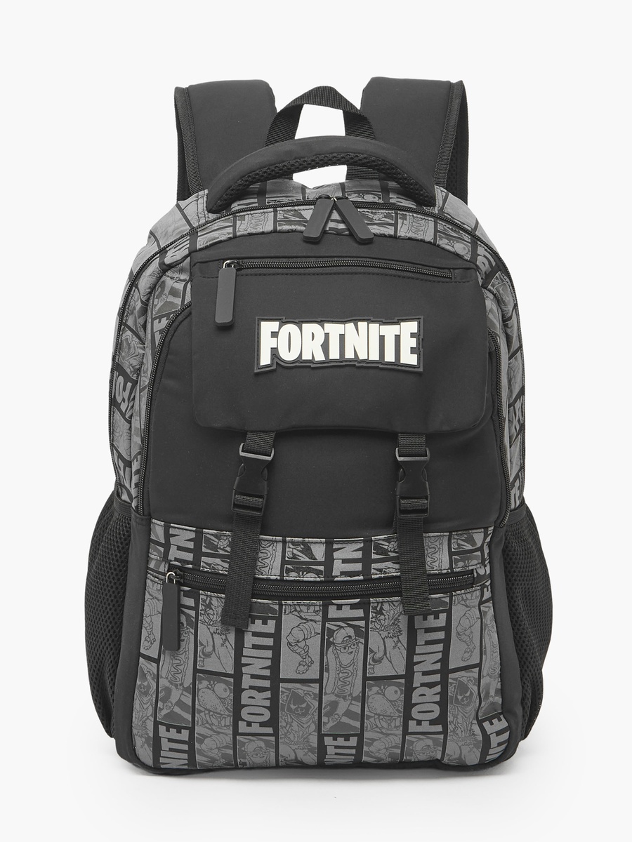 Fortnite Print Backpack with Adjustable Shoulder Straps - 17 inches