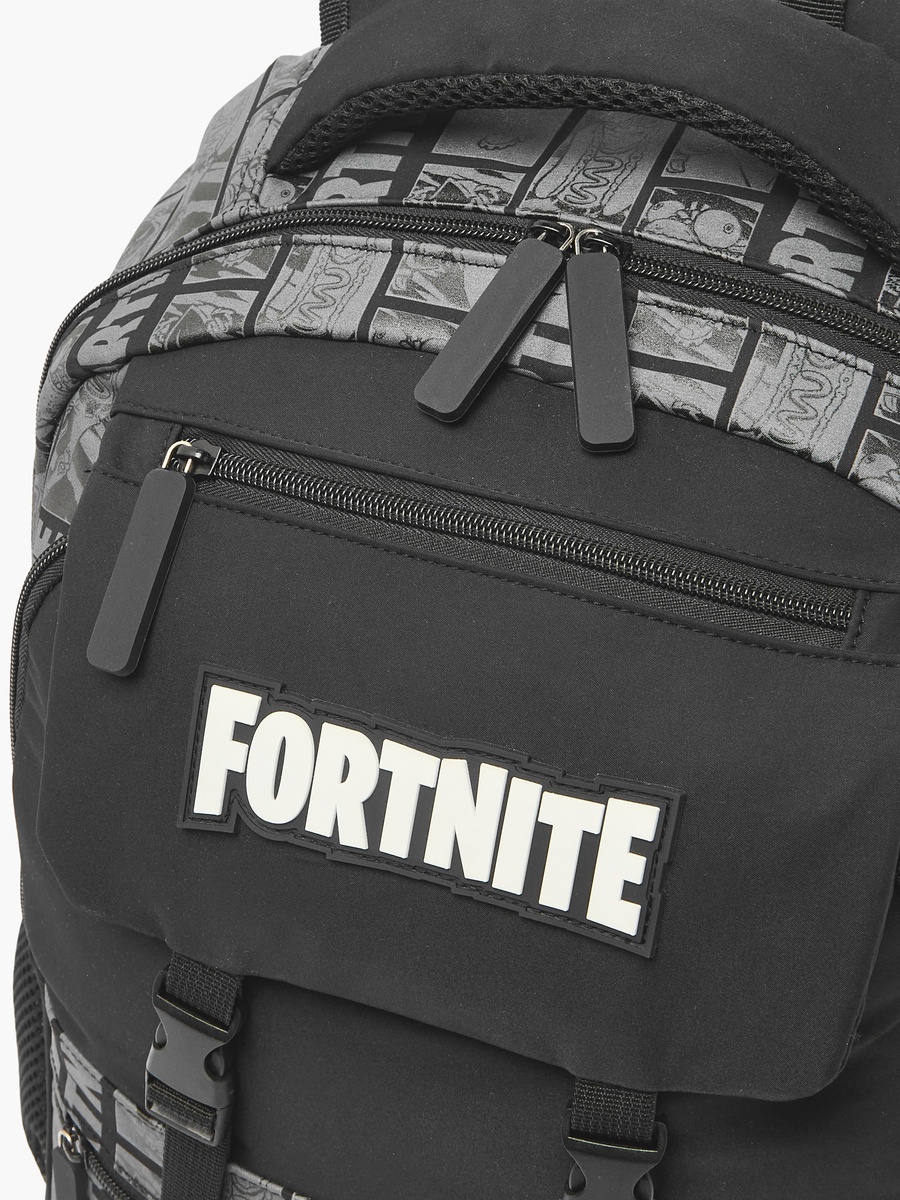 Fortnite Print Backpack with Adjustable Shoulder Straps - 17 inches