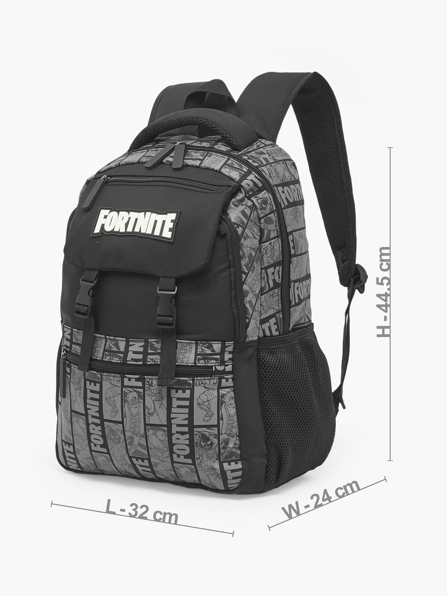Fortnite Print Backpack with Adjustable Shoulder Straps - 17 inches