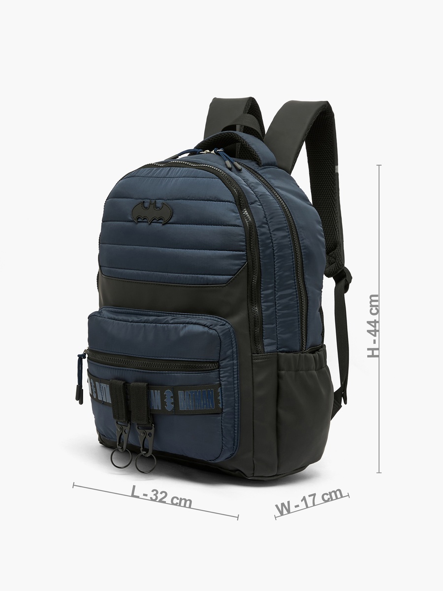 Batman Backpack with Padded Shoulder Straps - 17 inches