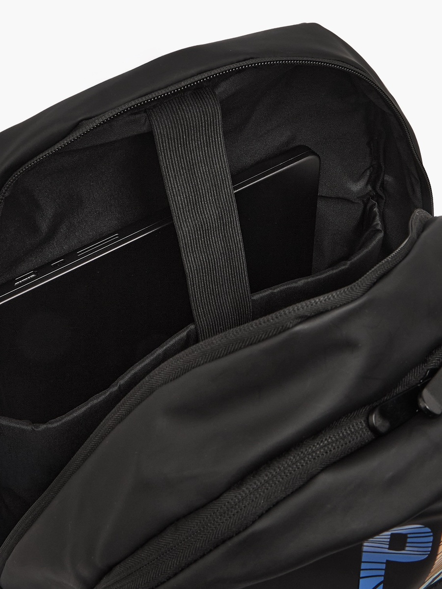 Football Print Backpack with Print - 17 inches