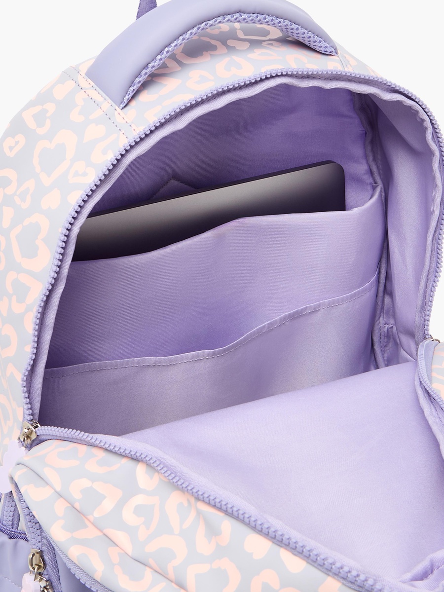Kuromi Print Backpack with Adjustable Shoulder Straps - 17 inches