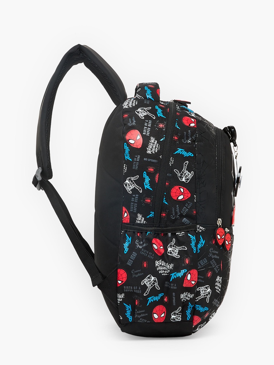 Spider-Man Print Backpack with Laptop Compartment - 16 inches