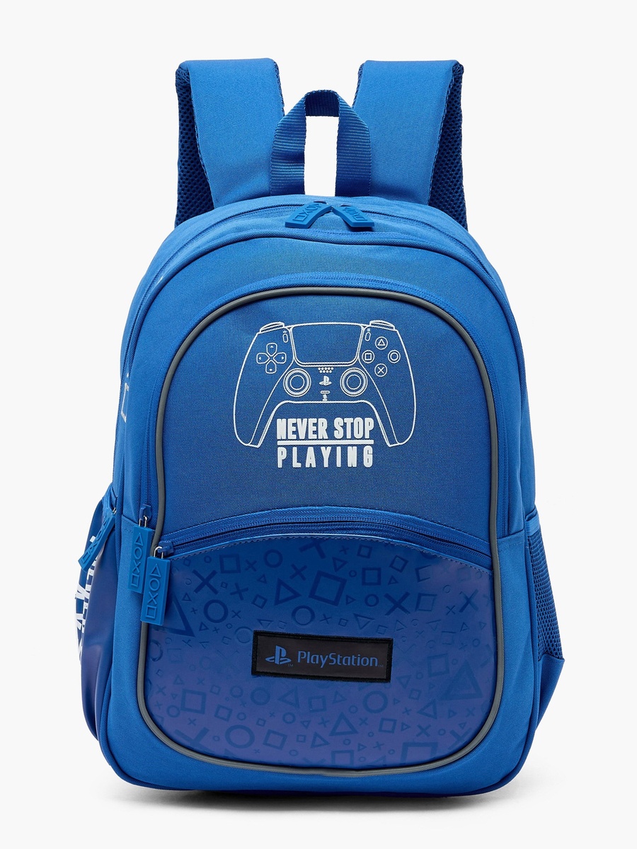 Game Controller Print Backpack with Adjustable Straps - 16 inches