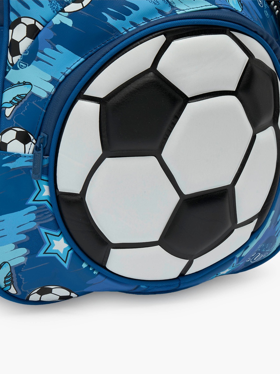 Football Print Backpack with Padded Adjustable Straps