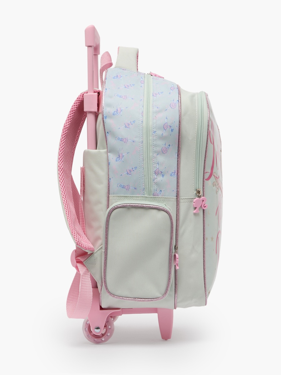 Barbie 3-Piece School Trolley Bag Set with Lunch Bag - 16 inches