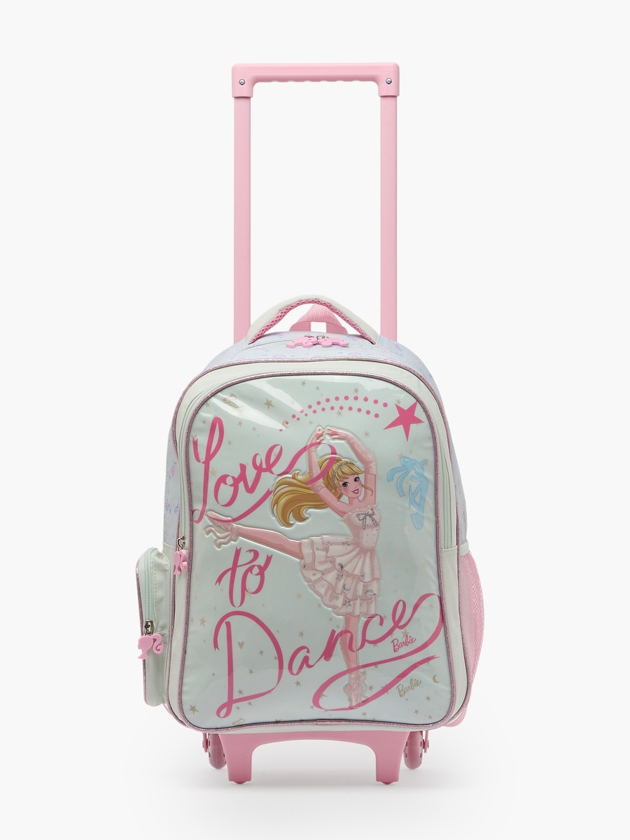 Barbie 3-Piece School Trolley Bag Set with Lunch Bag - 16 inches