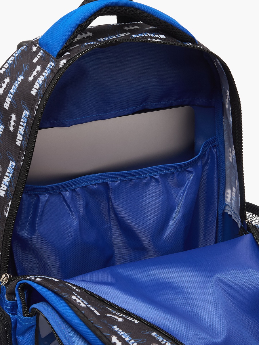Batman 3-Piece School Trolley Bag Set with Lunch Bag and Pencil Case - 16 inches