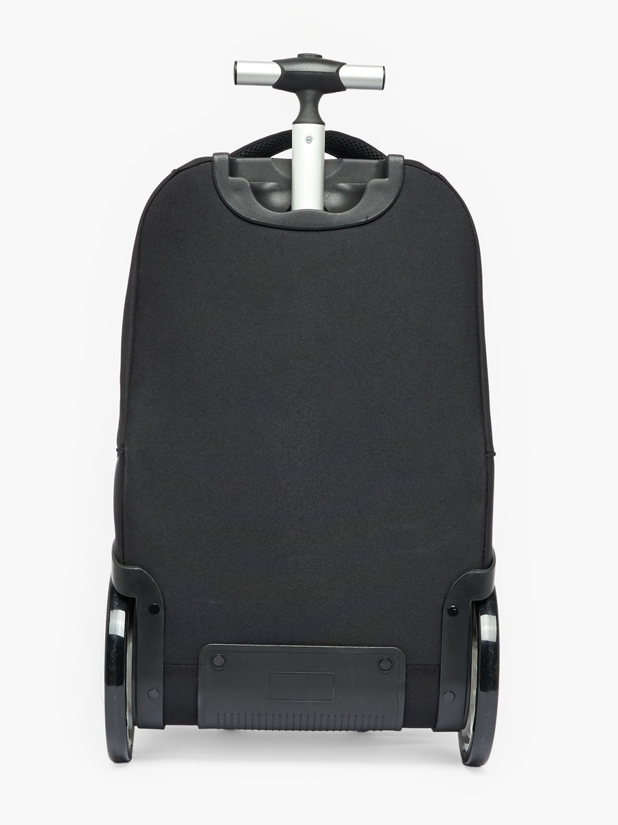 Solid 3-Piece School Trolley Bag Set with Lunch Bag - 18 inches