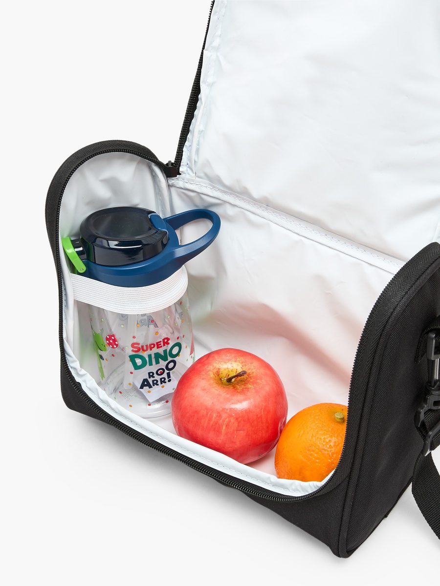 Solid 3-Piece School Trolley Bag Set with Lunch Bag - 18 inches