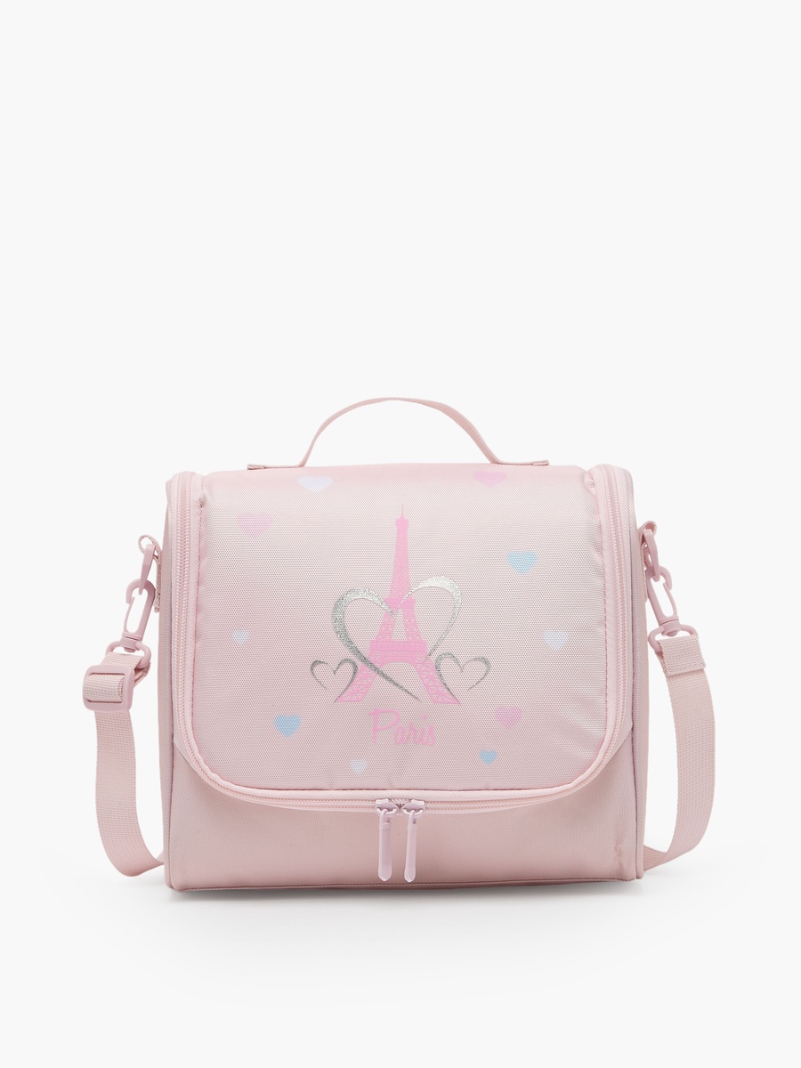 Paris Print 3-Piece School Trolley Bag Set with Lunch Bag - 18 inches