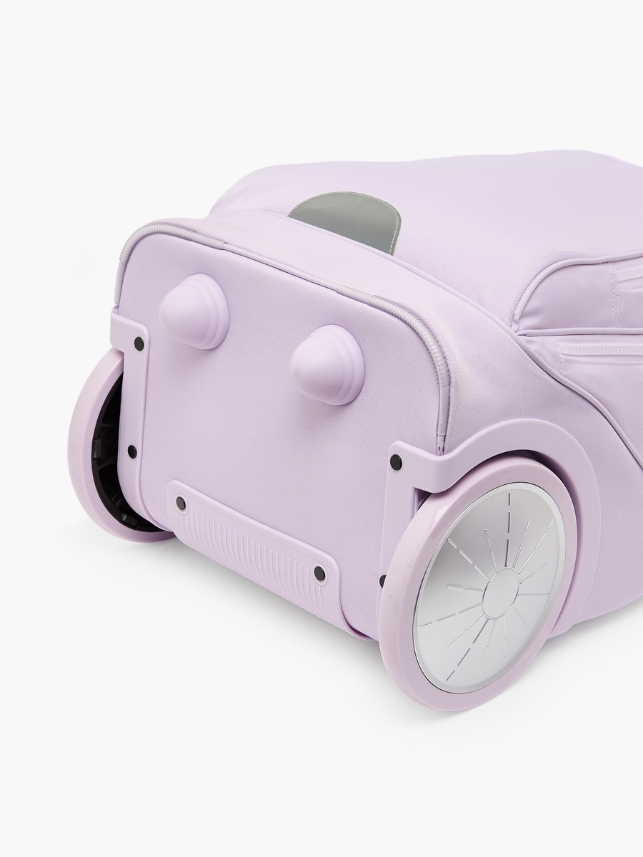 Solid 3-Piece School Trolley Bag Set with Lunch Bag - 18 inches