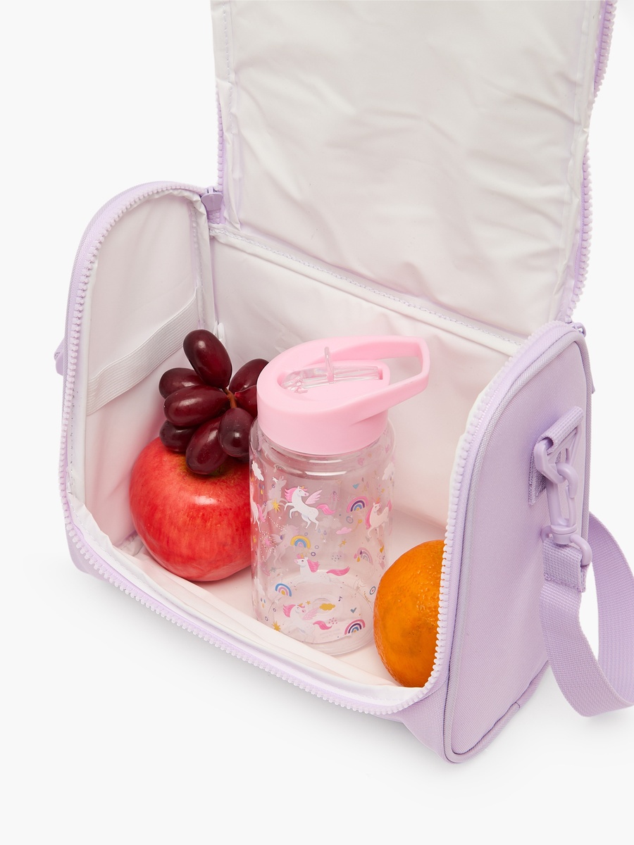 Solid 3-Piece School Trolley Bag Set with Lunch Bag - 18 inches