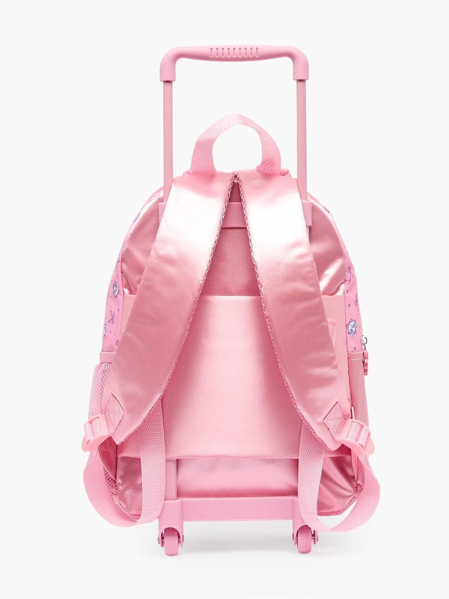 Marie Print 3-Piece School Trolley Bag Set with Lunch Bag - 14 inches