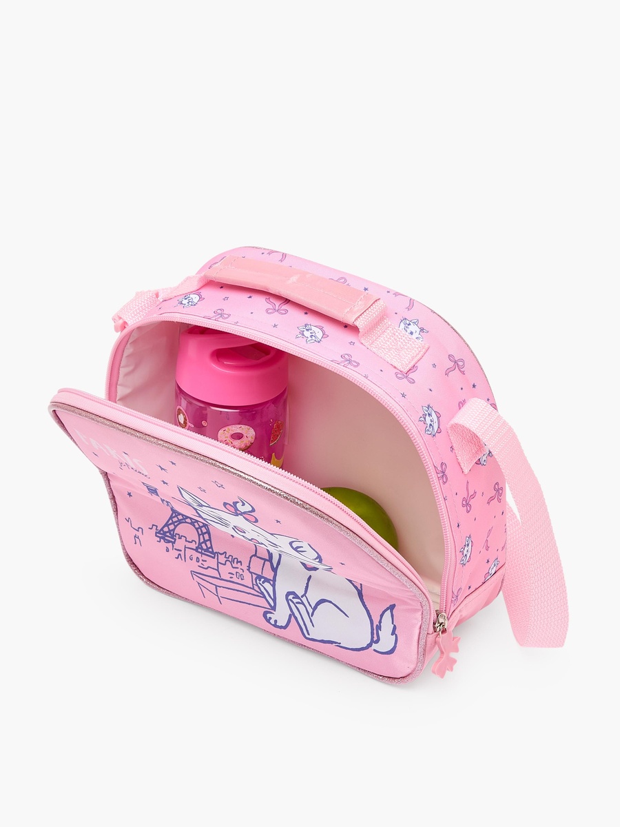 Marie Print 3-Piece School Trolley Bag Set with Lunch Bag - 14 inches