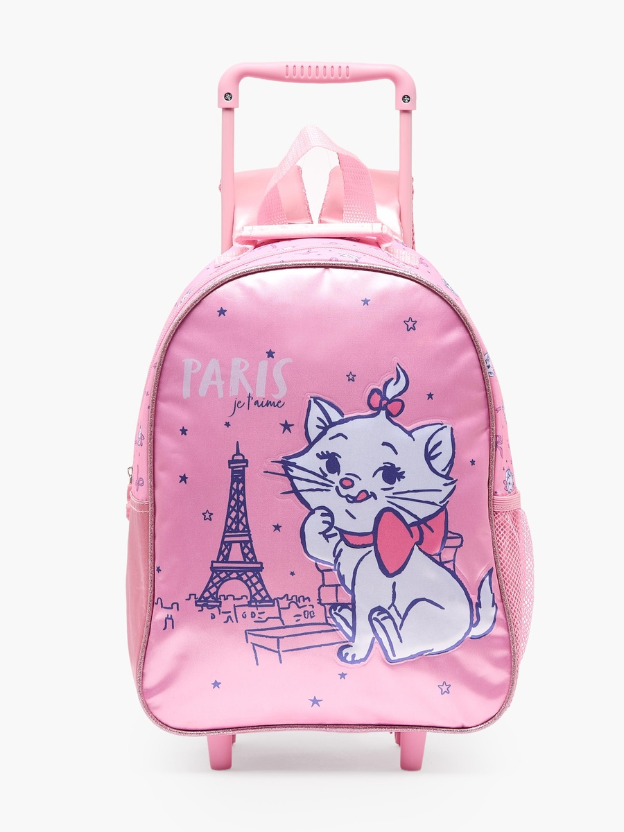 Marie Print 3-Piece School Trolley Bag Set with Lunch Bag - 14 inches