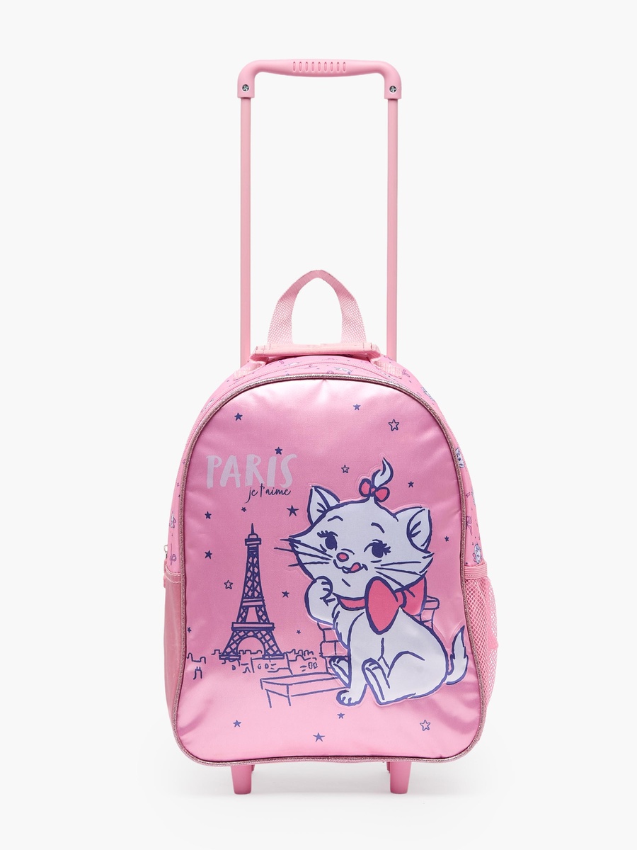 Marie Print 3-Piece School Trolley Bag Set with Lunch Bag - 14 inches