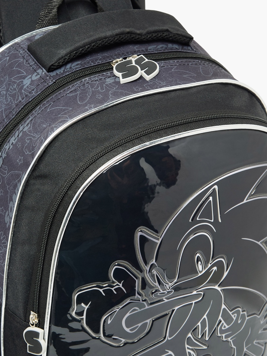 Sonic 5-Piece School Trolley Bag Set with Lunch Bag - 16 inches