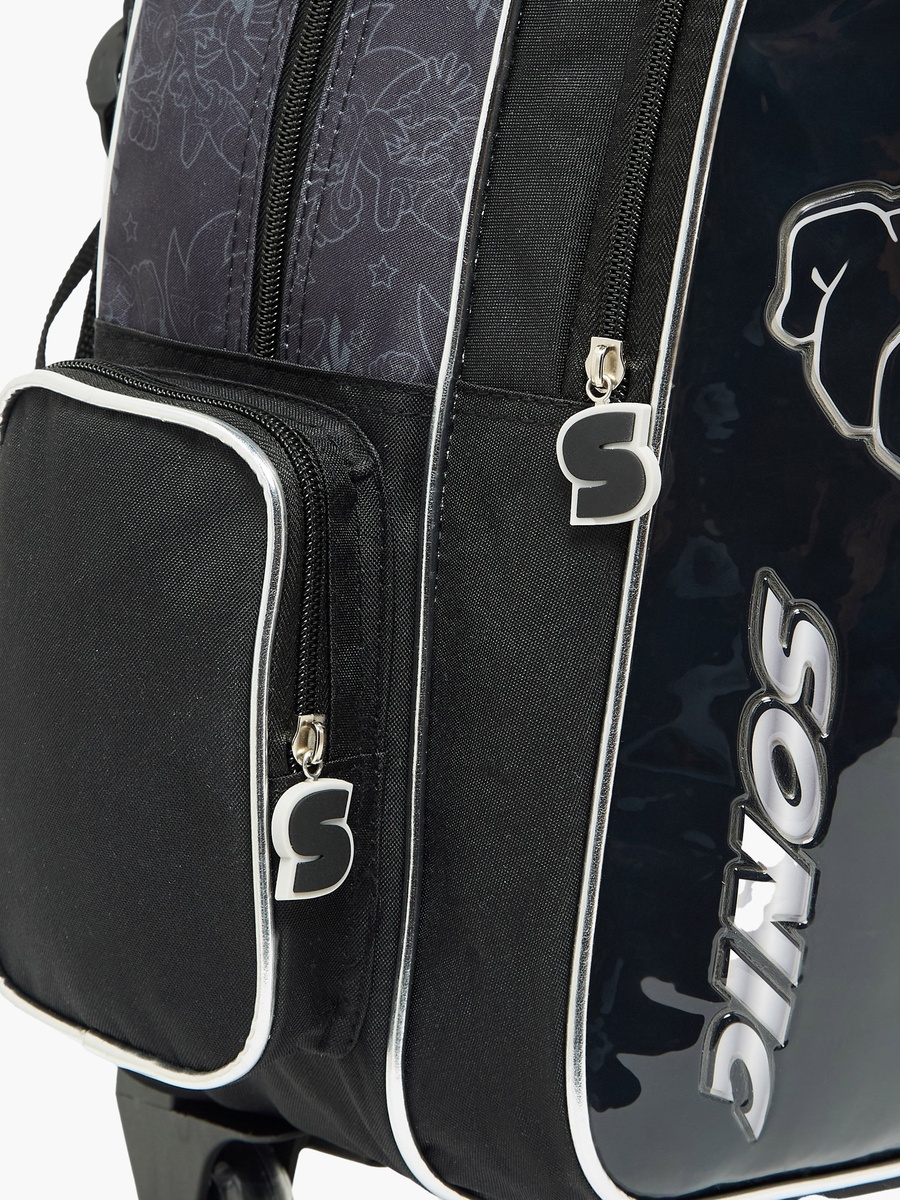 Sonic 5-Piece School Trolley Bag Set with Lunch Bag - 16 inches