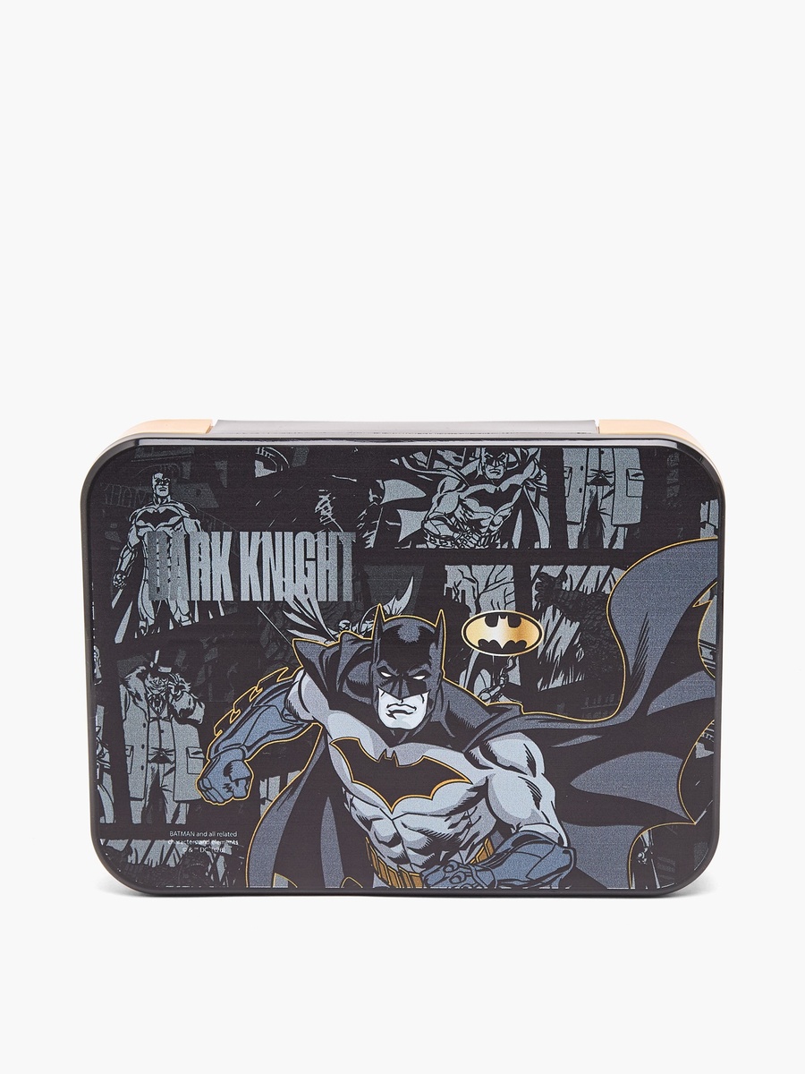 Batman Print 5-Piece School Trolley Bag Set with  Lunch Bag - 16 inches