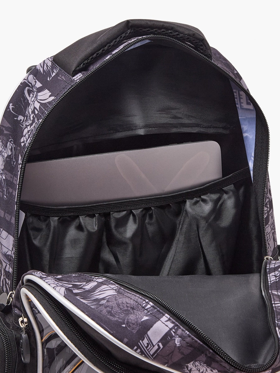 Batman Print 5-Piece School Trolley Bag Set with  Lunch Bag - 16 inches