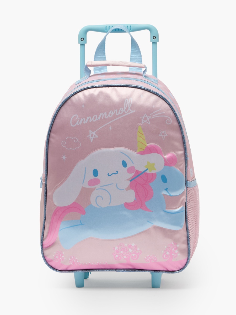 Cinnamoroll 3-Piece School Trolley Bag Set with Lunch Bag - 14 inches