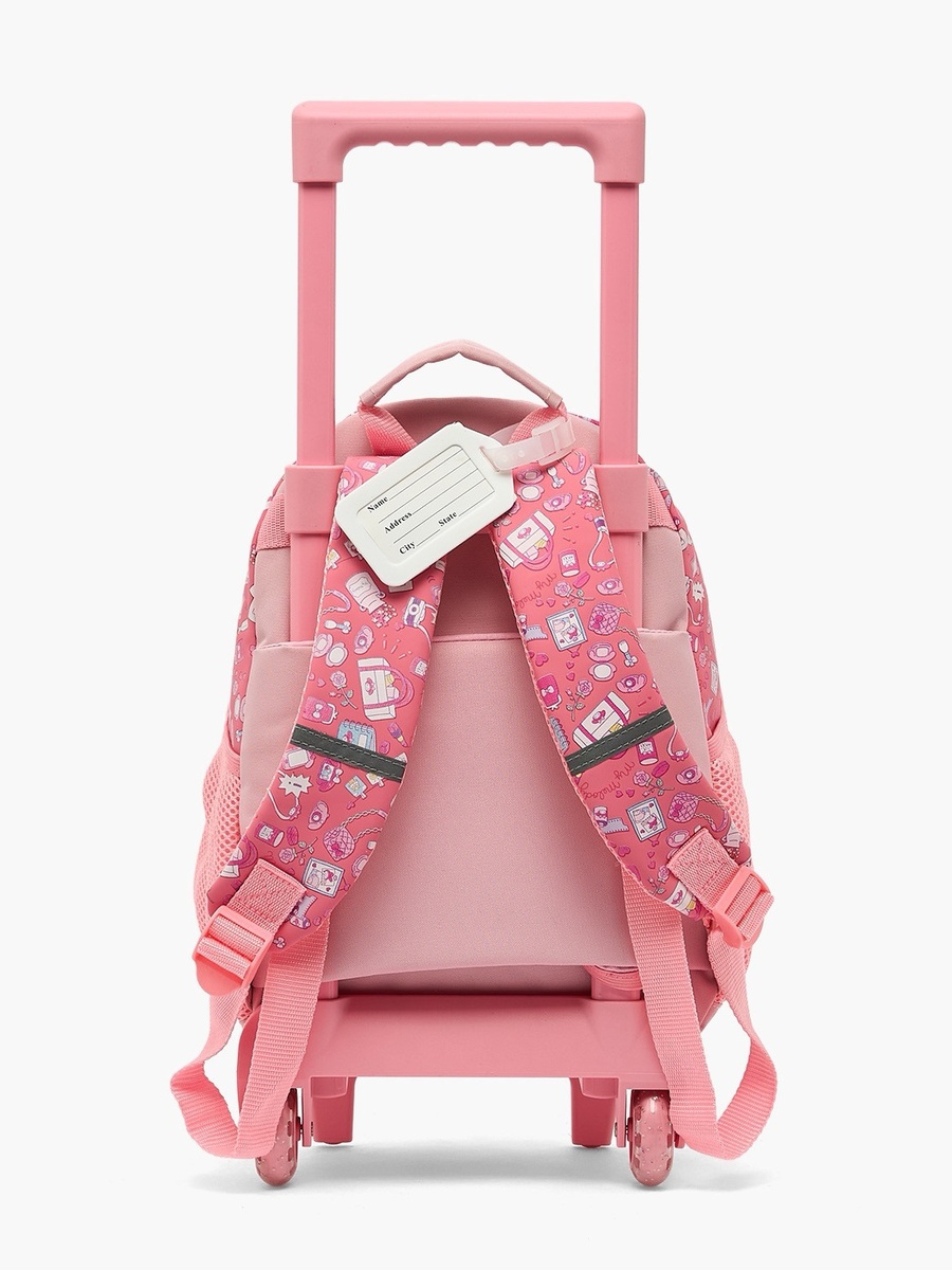 My Melody Print Trolley Bag Retractable Handle - 14 inches