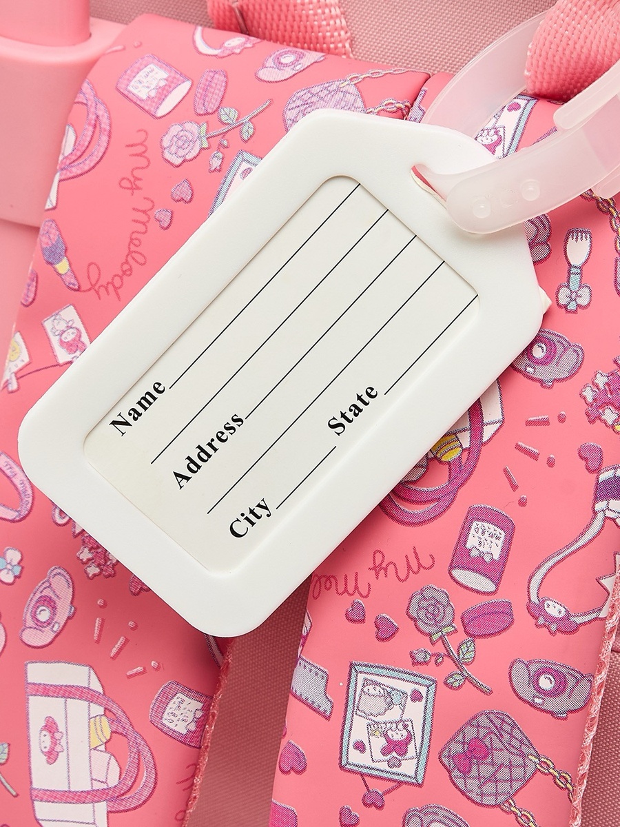 My Melody Print Trolley Bag Retractable Handle - 14 inches