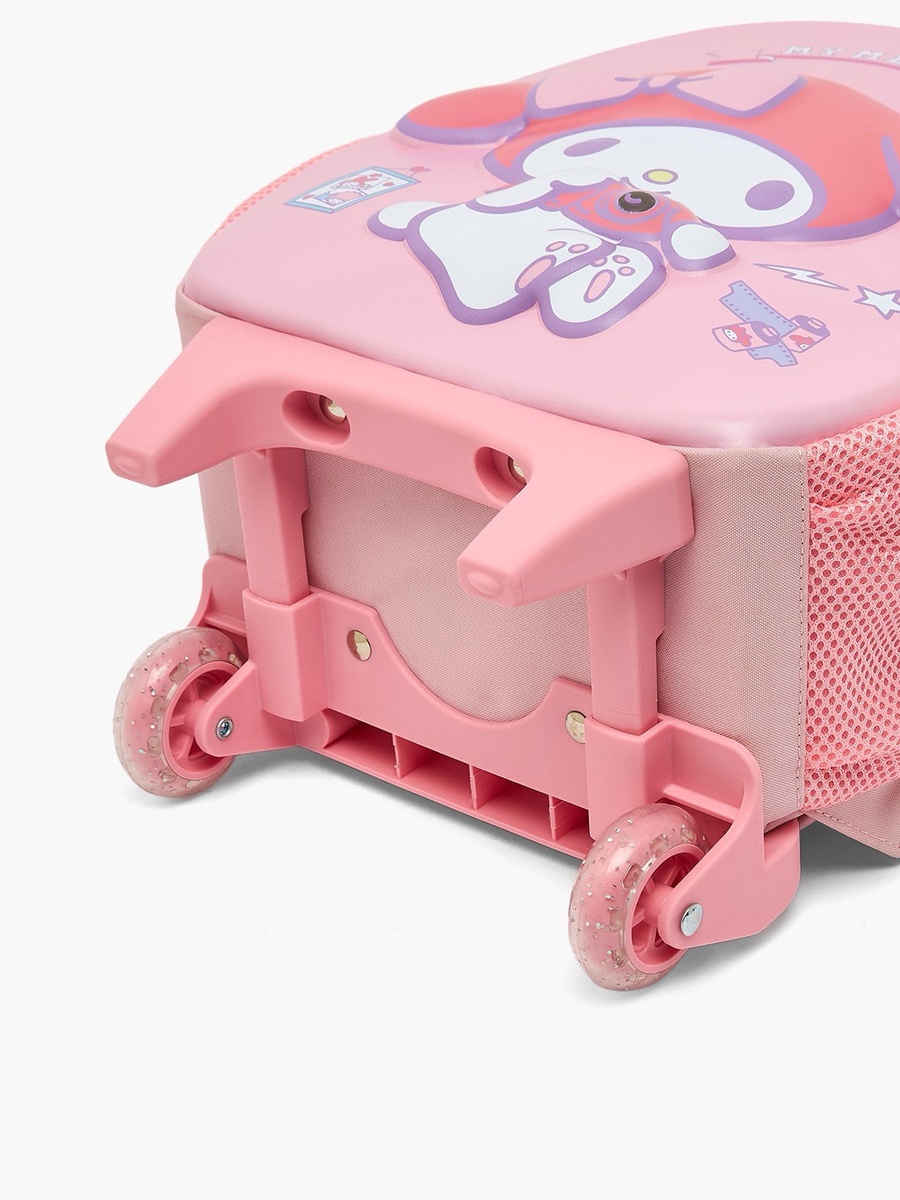 My Melody Print Trolley Bag Retractable Handle - 14 inches