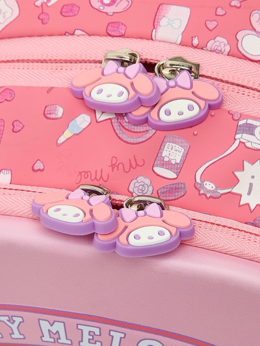 My Melody Print Trolley Bag Retractable Handle - 14 inches