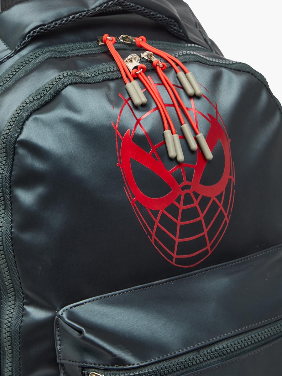 Spider-Man Print Trolley Bag with Adjustable Straps - 18 inches